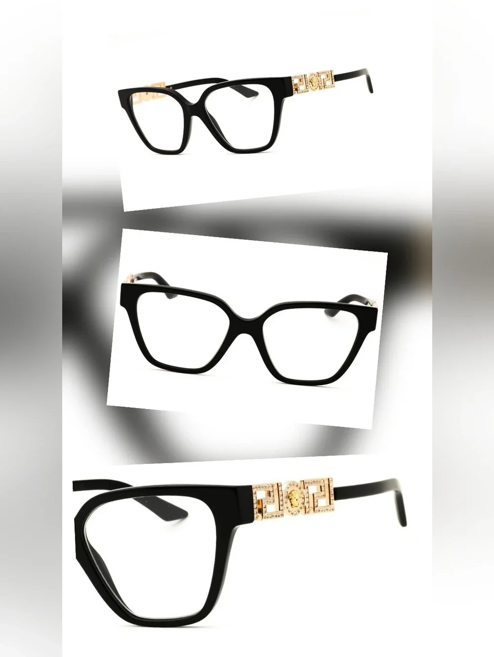 Versace 0VE3358B, Woman's Eyewear, Size 52X16X140